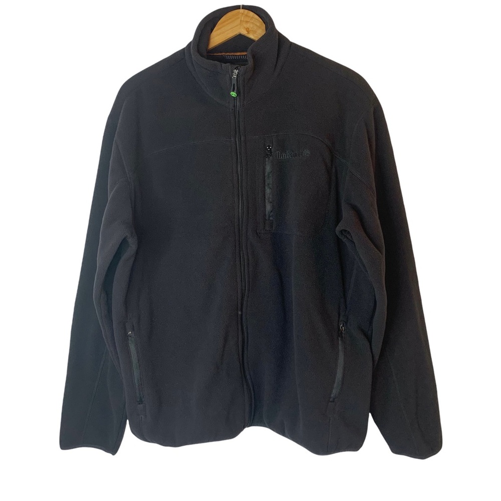 TIMBERLAND Bellamy River Fleece Black Full Zip Jacket Sz XL